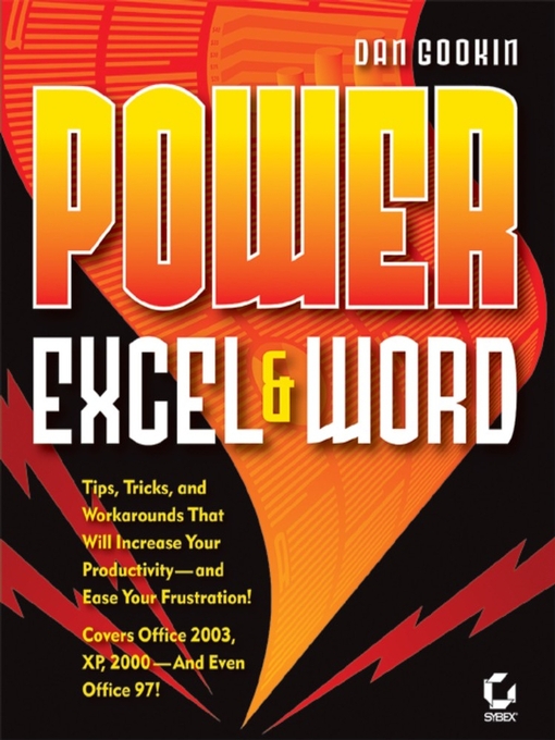 Cover image for Power Excel and Word